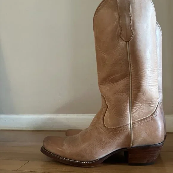 Cleo + Wolf “Ivy” Square-Toe Western Boots – Tan – Size 7 (Used Once) - Picture 10 of 10